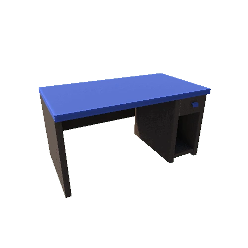 Desk Table Blue